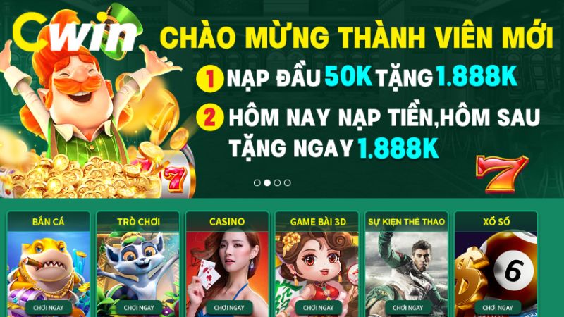 Nhà cái CWIN cập nhật danh mục giải trí đồ sộ